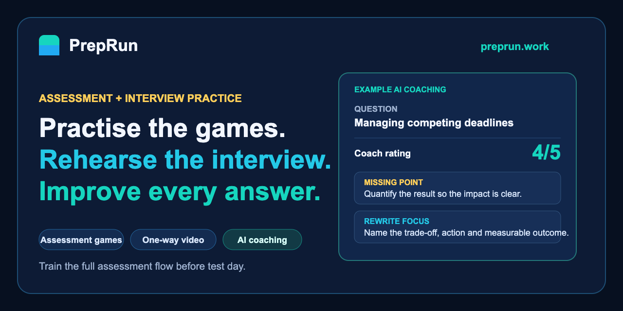 HireVue Assessment Practice - Games & Video Interview | PrepRun